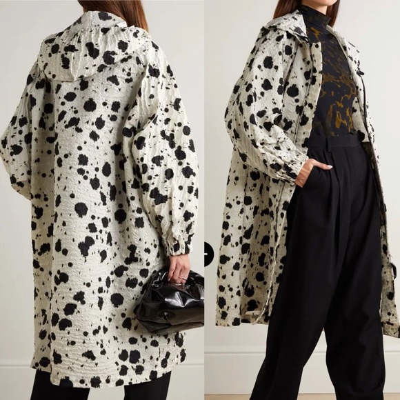 Dries Van Noten Jackets & Blazers - Dries Van Noten hooded animal print cloque coat size XS Fall 2022 jacket luxury
